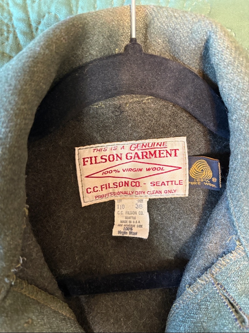 Vintage Filson mackinaw wool cruiser jacket - Picture 6 of 10